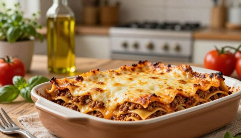 Classic Lasagna Recipe – Rich and Cheesy Italian Comfort Food