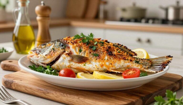 Baked Whole Snapper recipe