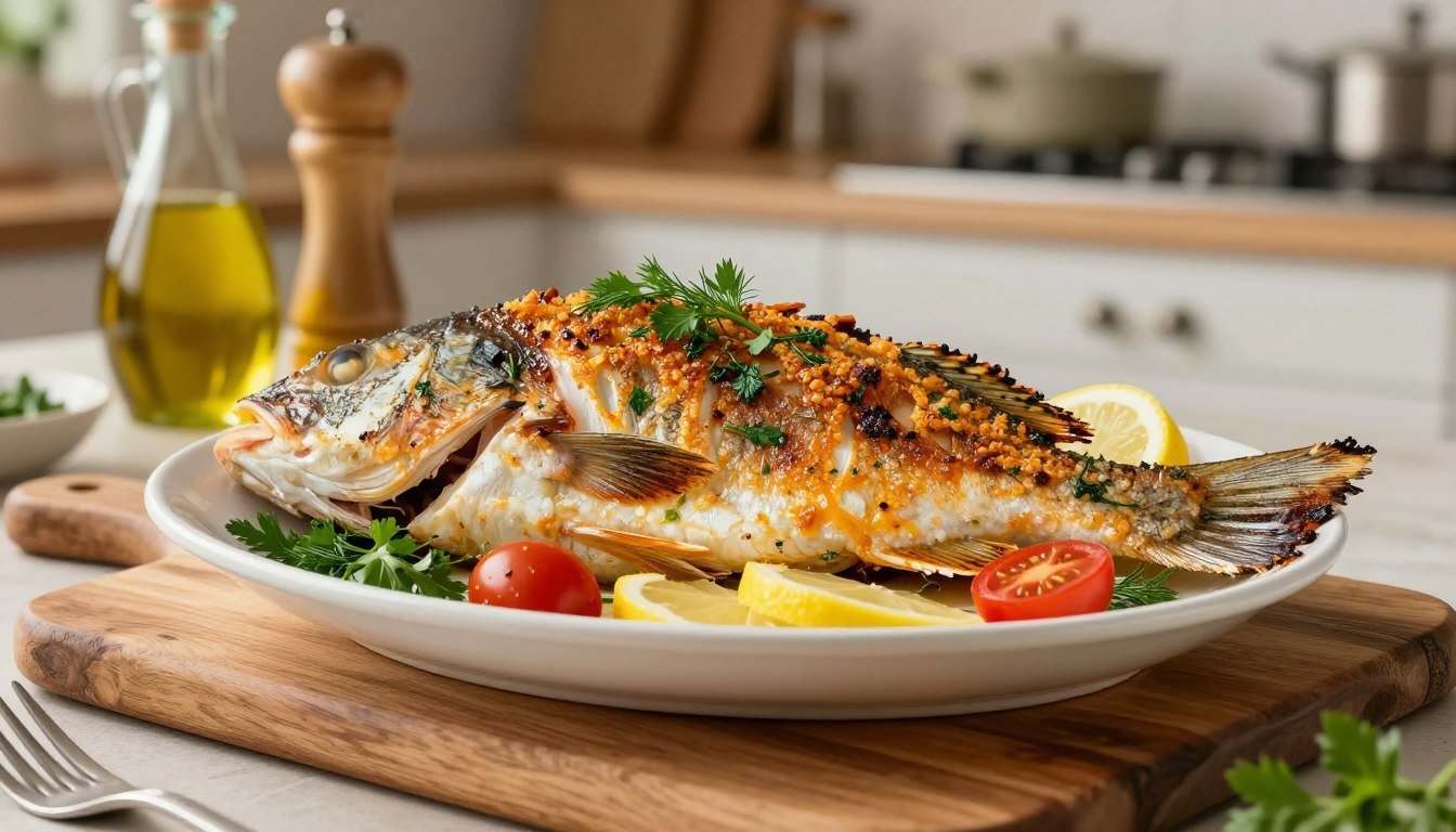 Baked Whole Snapper recipe