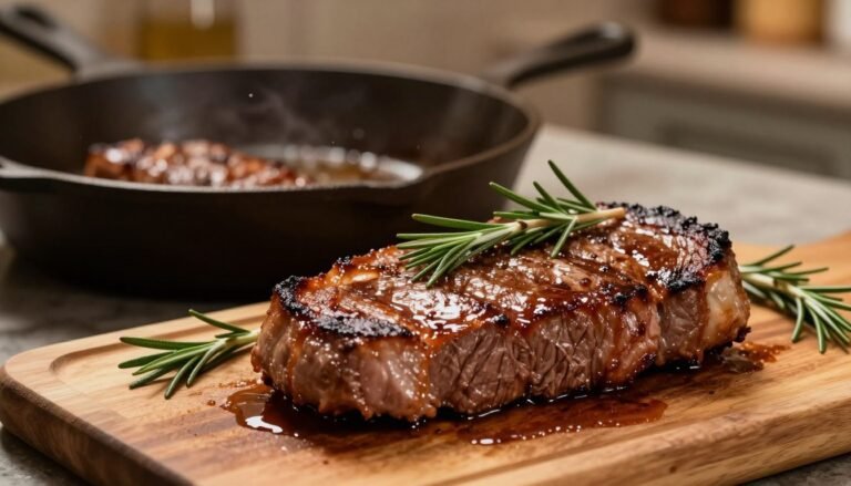 Perfect Juicy Steak Recipe: Easy Pan-Seared Steak at Home