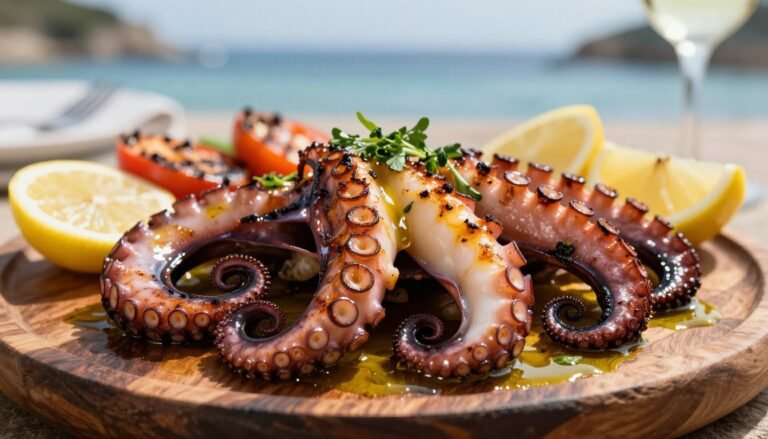 Easy Grilled Octopus Recipe: Tender & Flavorful in 20 Minutes