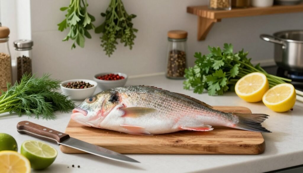 Baked Whole Snapper 