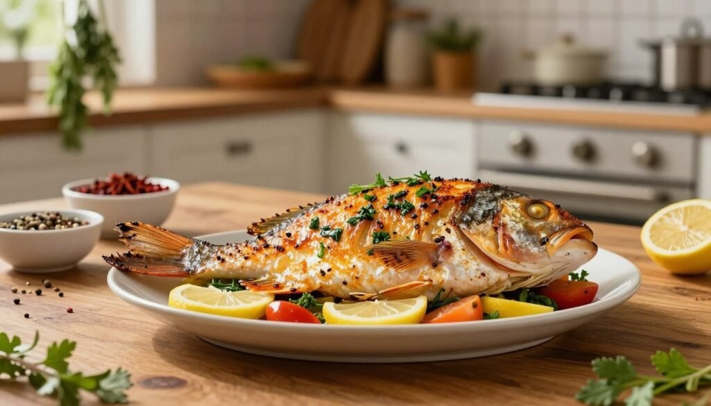 Baked Whole Snapper resipe