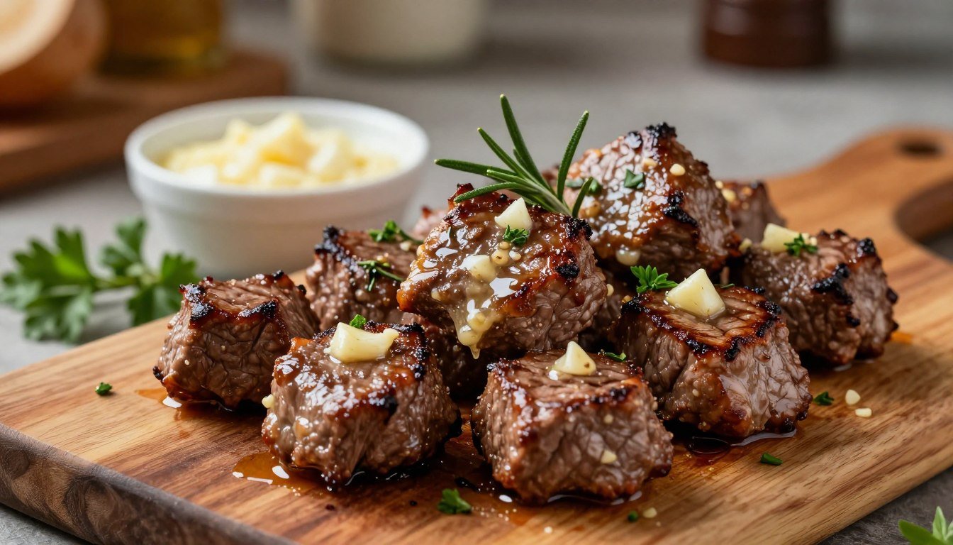 Garlic Butter Beef Bites