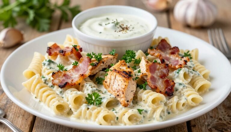 Chicken Bacon Ranch Pasta