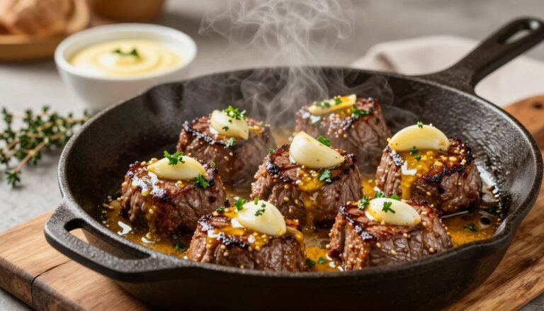 garlic butter steak bites