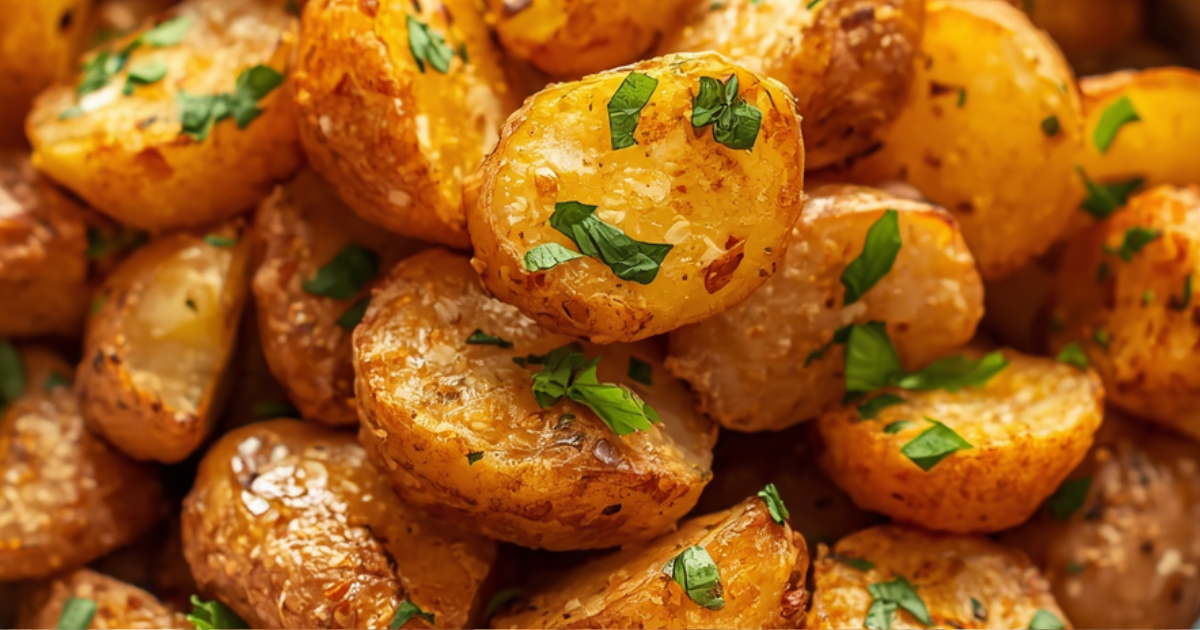 Air Fryer Parmesan Potatoes