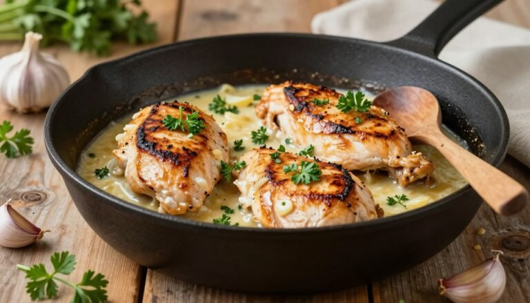Creamy Garlic Chicken Recipe
